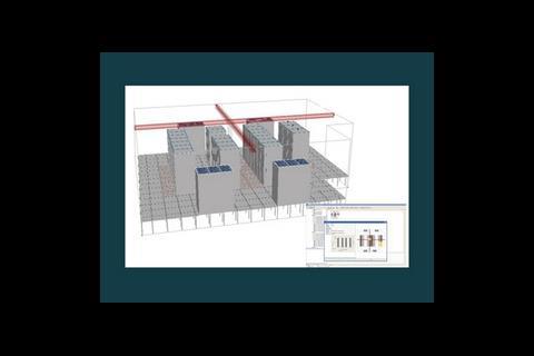 3 Pipework and cable trays are added in the floor and ceiling voids. The use of in-built models, for example for under-floor obstructions, removes much of the complexity. Finally, the software checks the model for any errors or clashes.